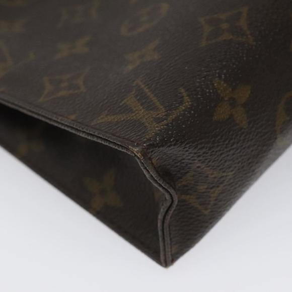 LOUIS VUITTON Monogram Poche Toilette 19 Pouch M47544 LV Auth am8031 - Picture 14 of 16